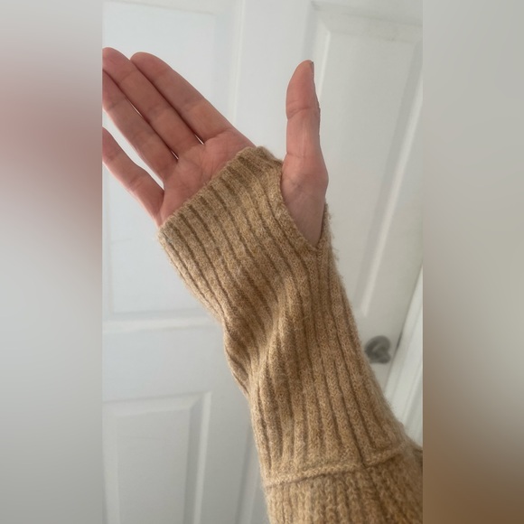 Vince Camuto Tan Open-Front long Cardigan - Picture 7 of 14